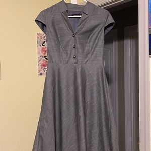 Jones New York Grey Work Dress